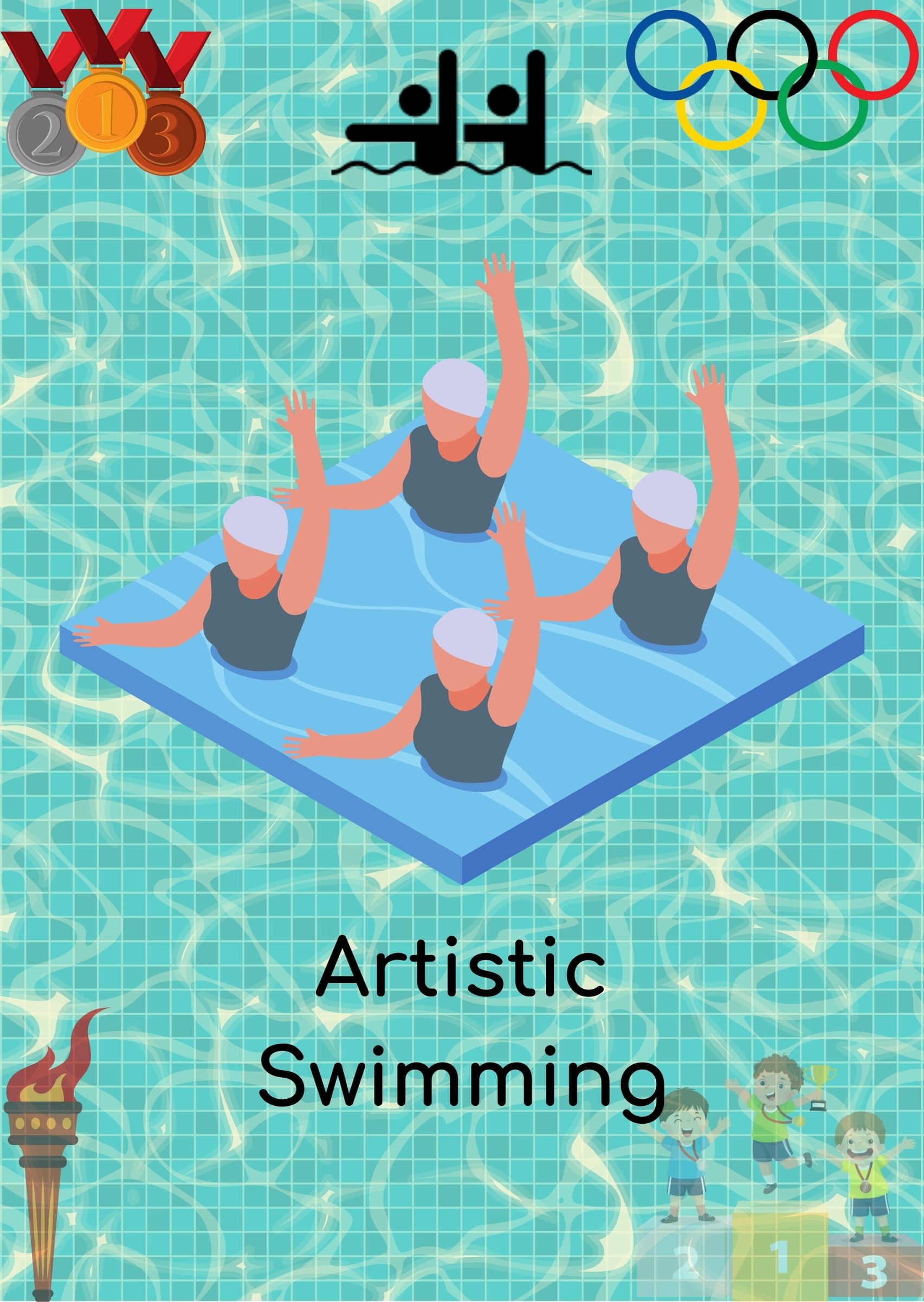 Olympic Sport Flashcard - Front